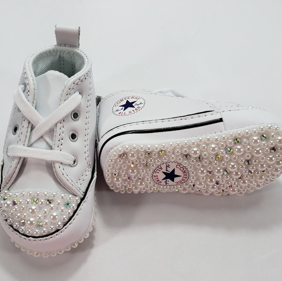 Infant Custom Bling High Top Converse